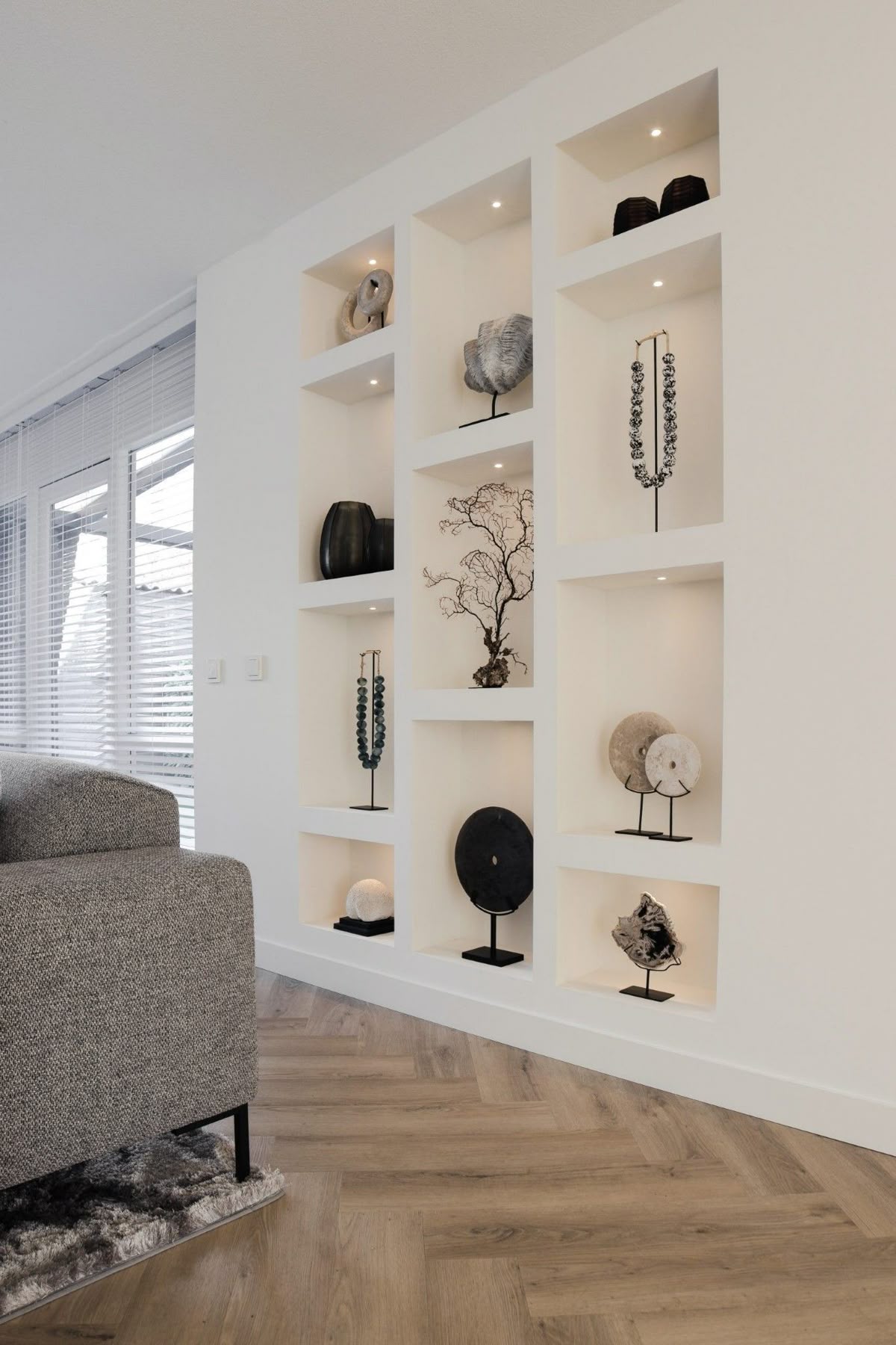 دکوری و ویترین پذیرایی توکار