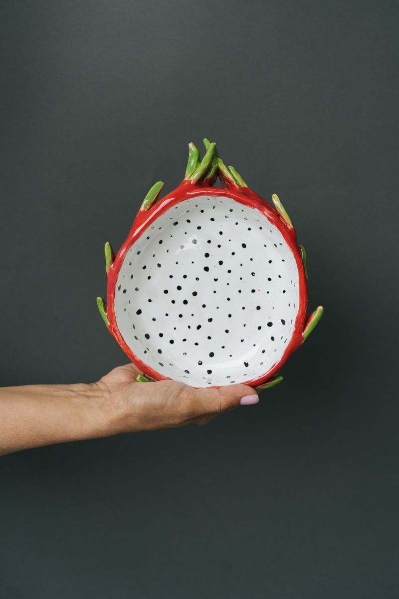 ظروف سرامیکی فانتزی با طرح میوه