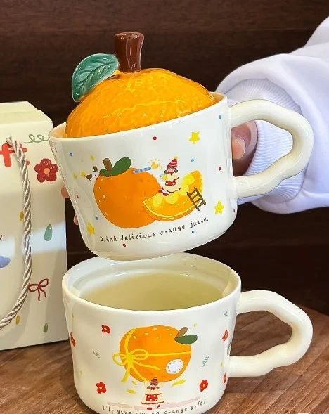 ظروف سرامیکی فانتزی با طرح میوه