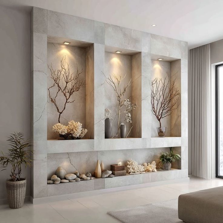 دکوری و ویترین پذیرایی توکار