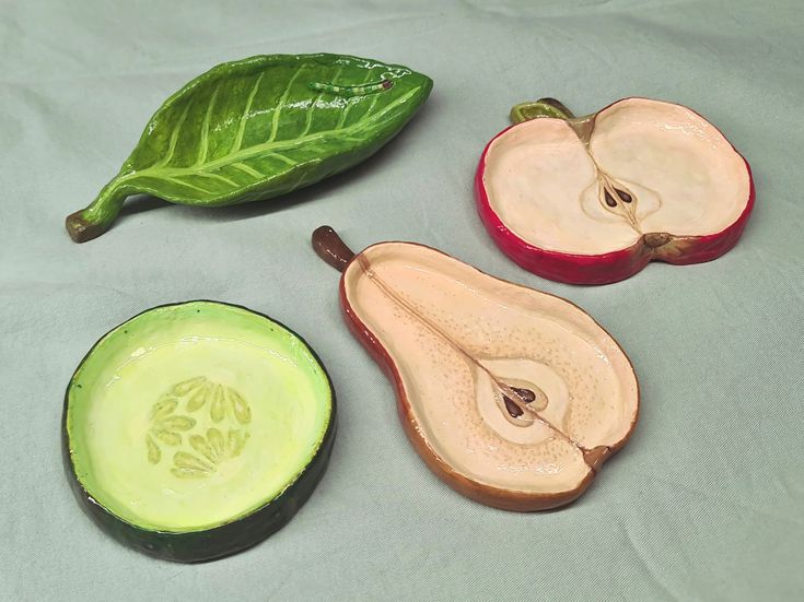 ظروف سرامیکی فانتزی با طرح میوه