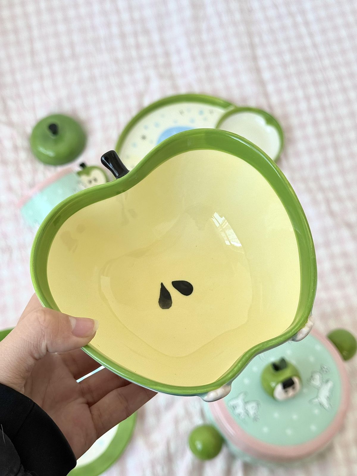 ظروف سرامیکی فانتزی با طرح میوه