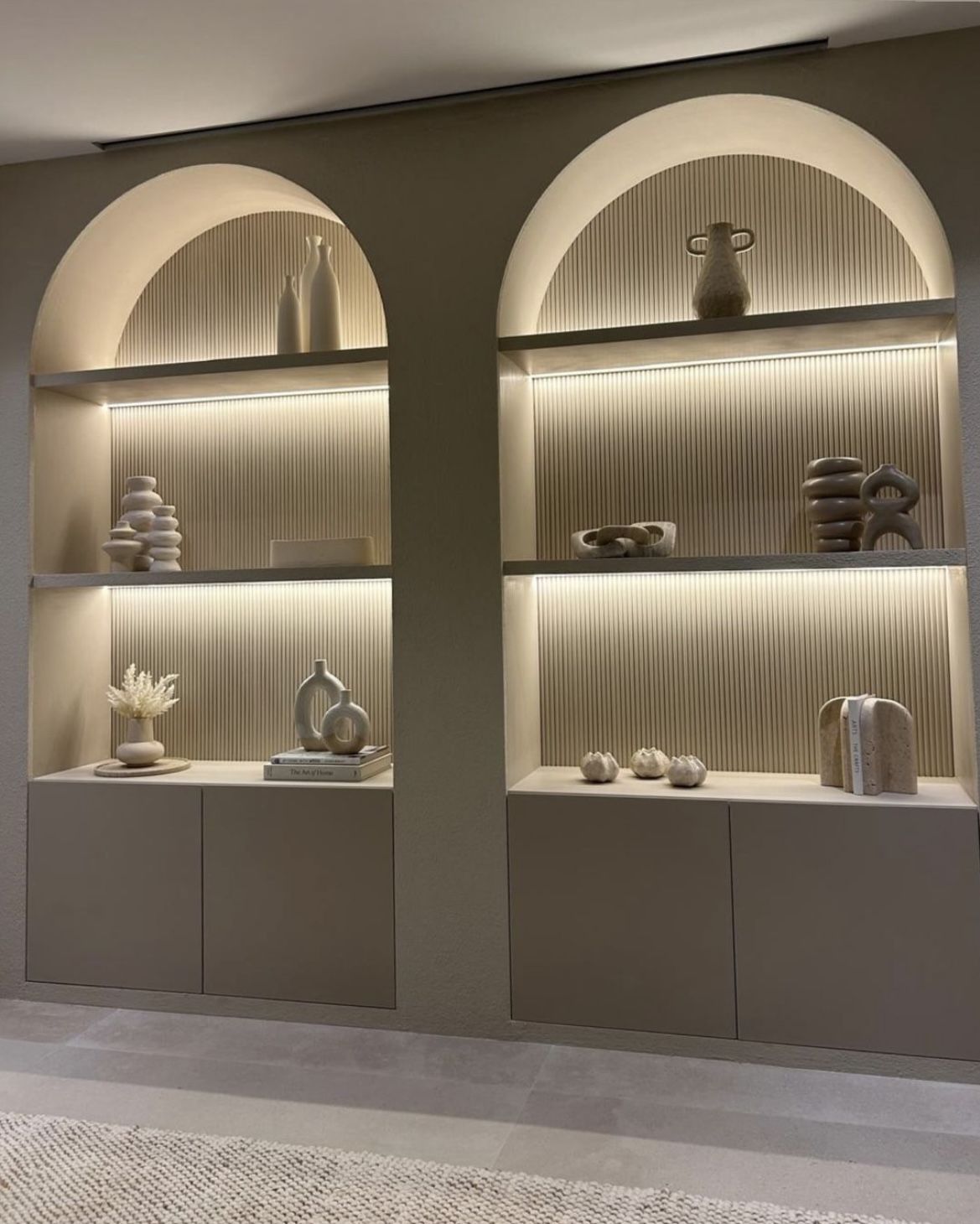 دکوری و ویترین پذیرایی توکار