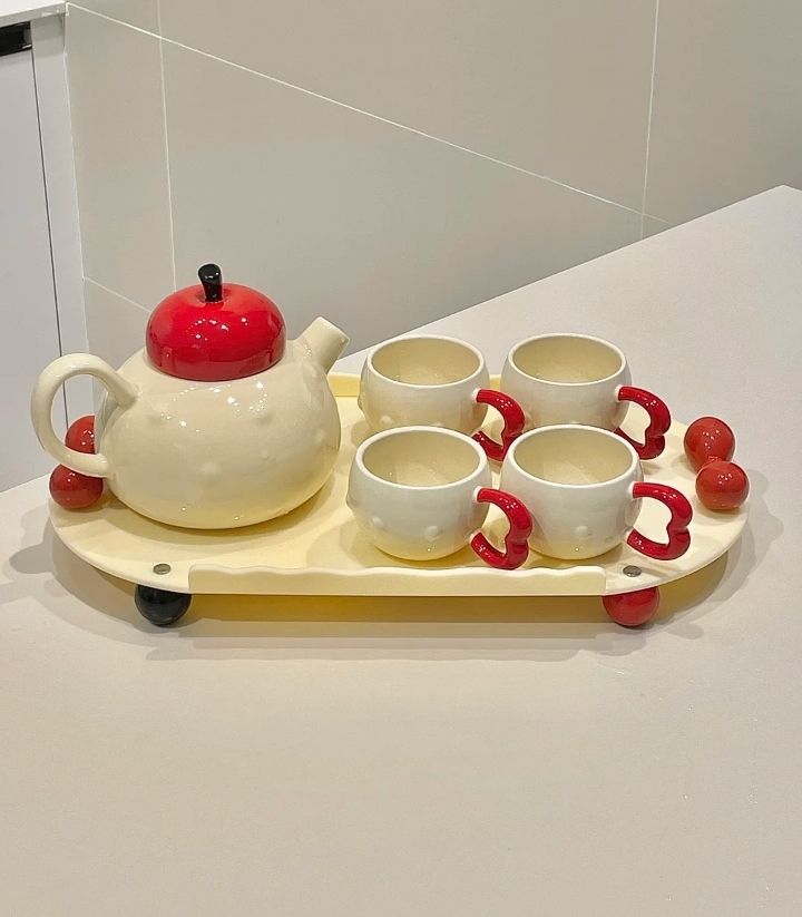 ظروف سرامیکی فانتزی با طرح میوه