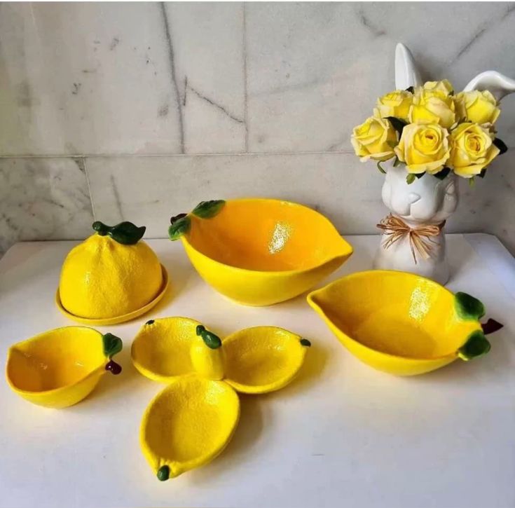 ظروف سرامیکی فانتزی با طرح میوه