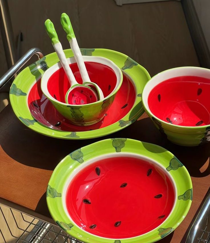 ظروف سرامیکی فانتزی با طرح میوه