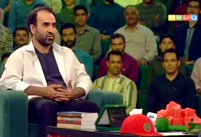 رضا امیرخانی در خندوانه رامبد جوان