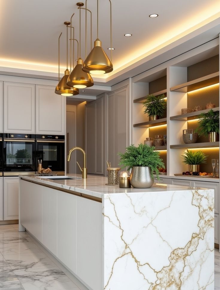 لوستر و چراغ آویز آشپزخانه