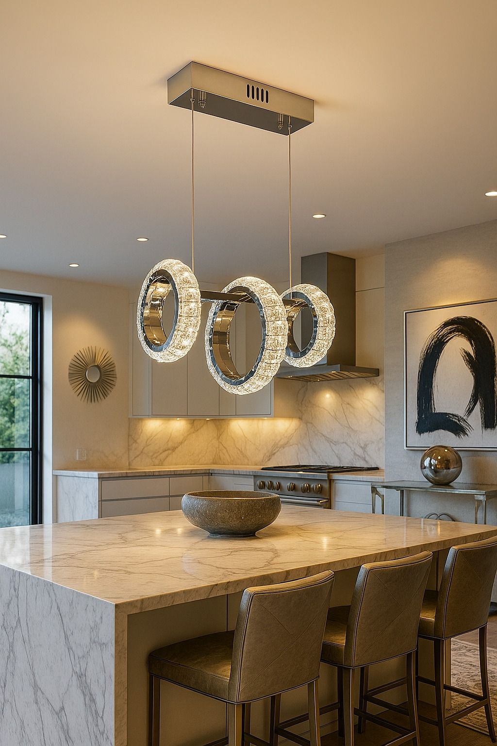 لوستر و چراغ آویز آشپزخانه