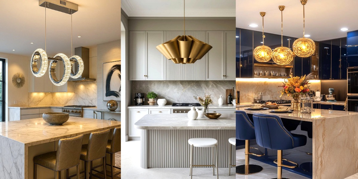 لوستر و چراغ آویز آشپزخانه