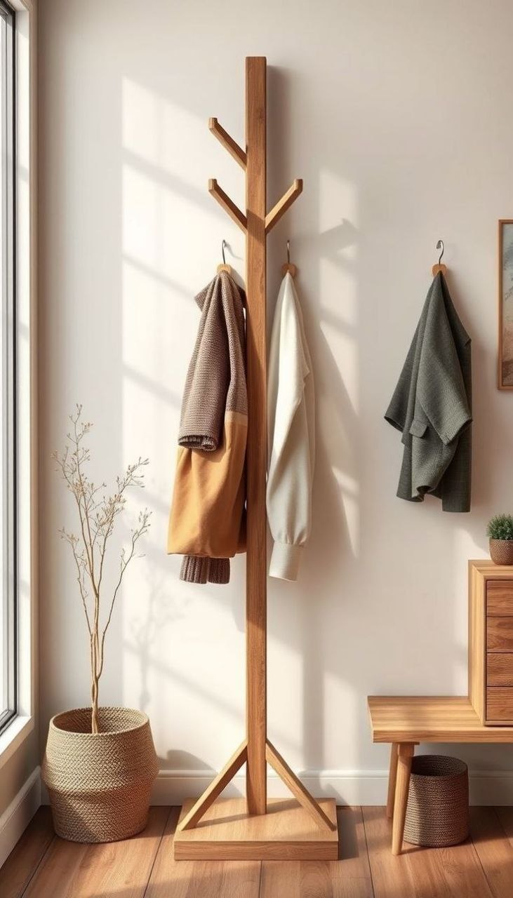 چوب لباسی ایستاده