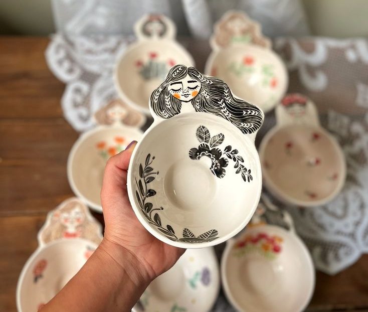 پیاله های سرامیکی فانتزی