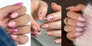 مدل لاک ناخن صورتی ملایم دخترونه