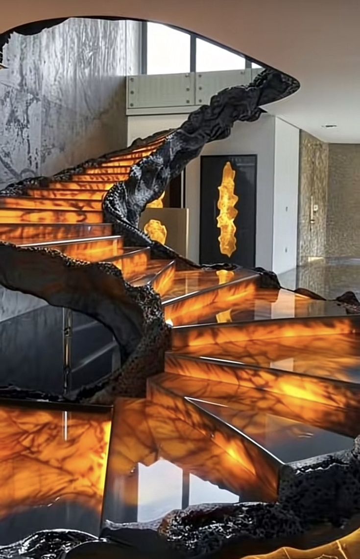 راه پله خلاقانه و جالب