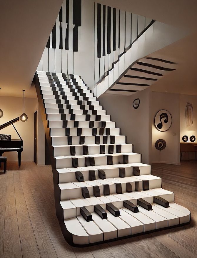 راه پله های خلاقانه جالب