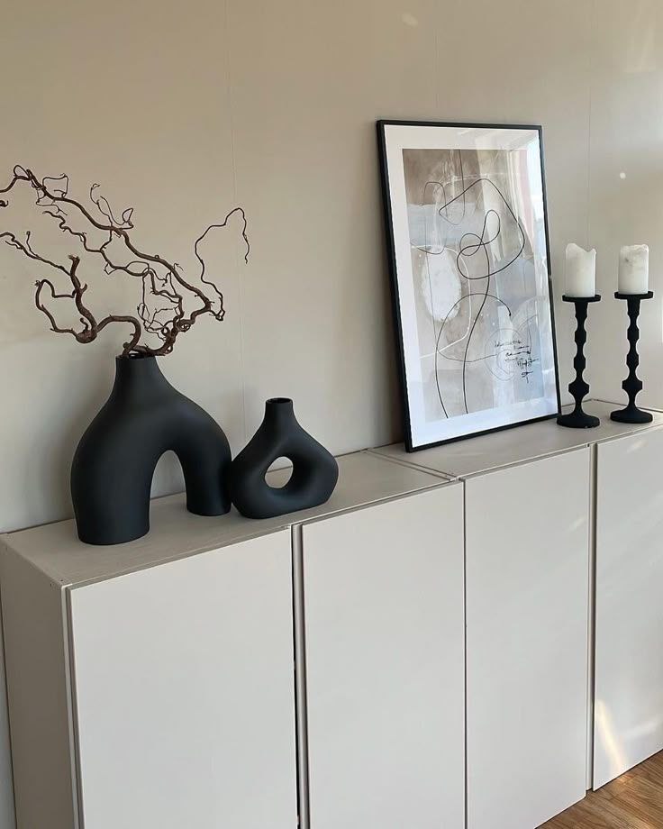 ست دکوری مینیمال مشکی