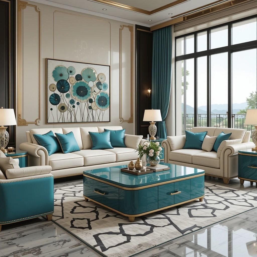 رنگ فرش برای پذیرایی