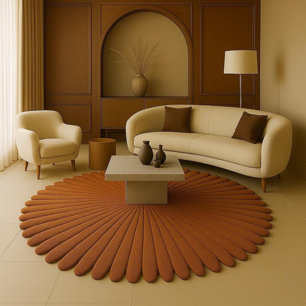 رنگ فرش برای پذیرایی