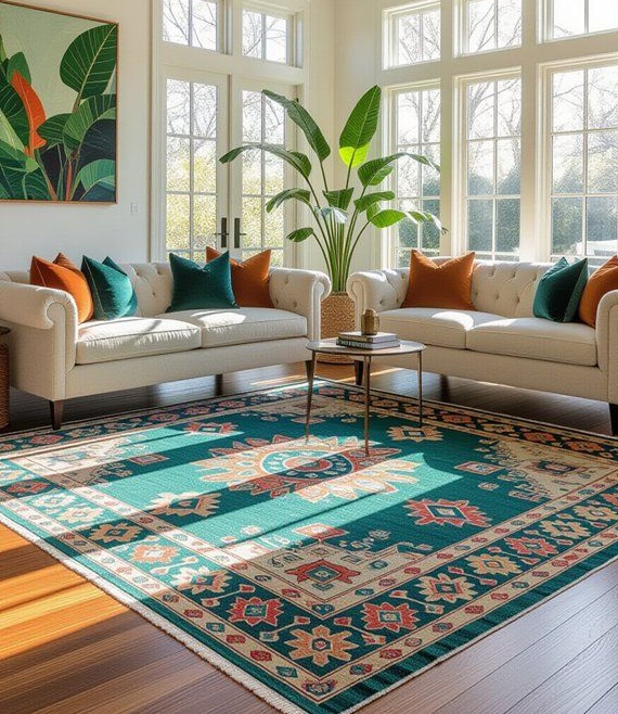 رنگ فرش برای پذیرایی