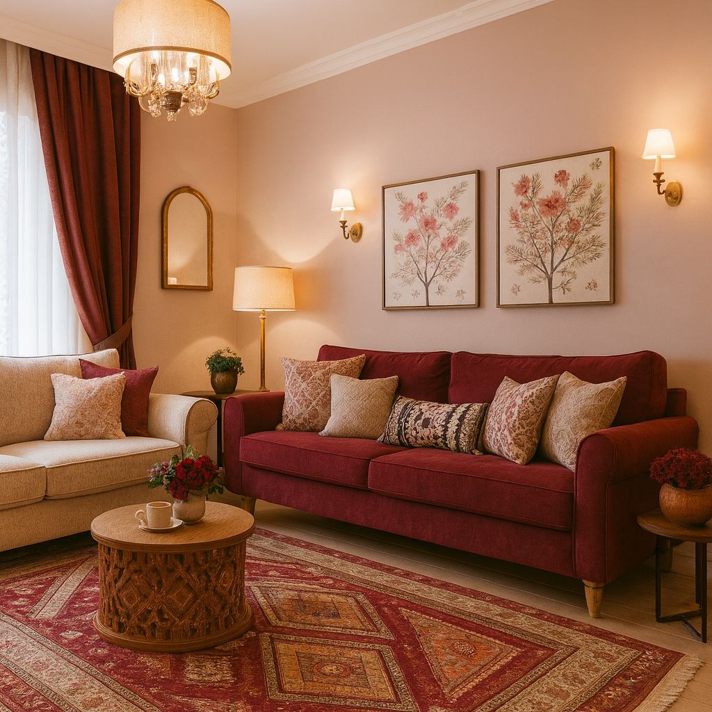 رنگ فرش برای پذیرایی