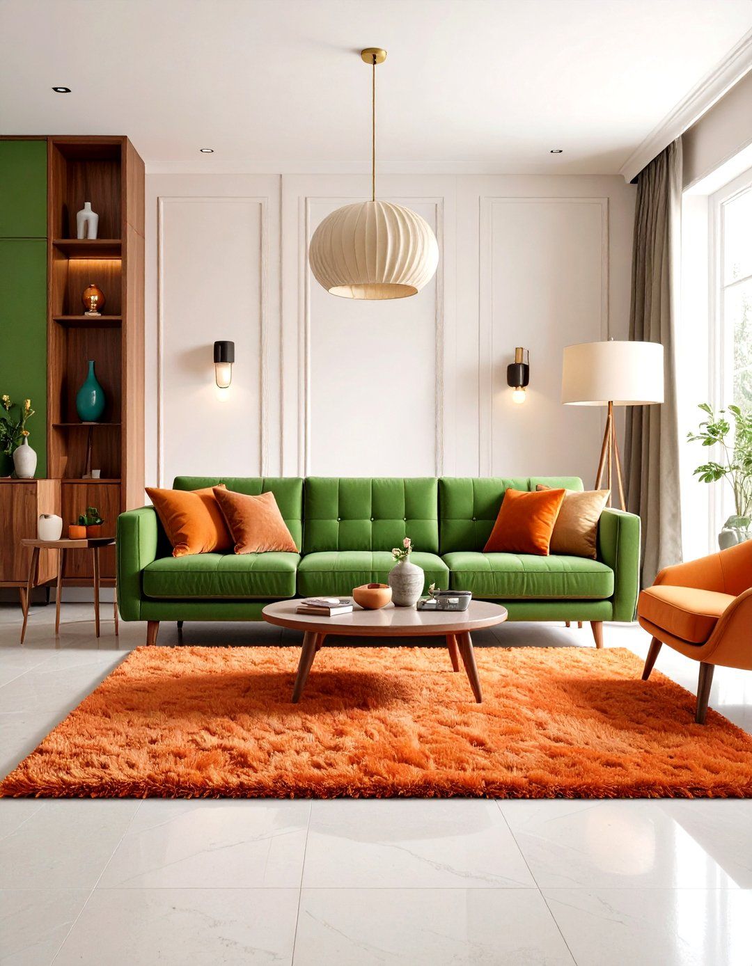 رنگ فرش برای پذیرایی