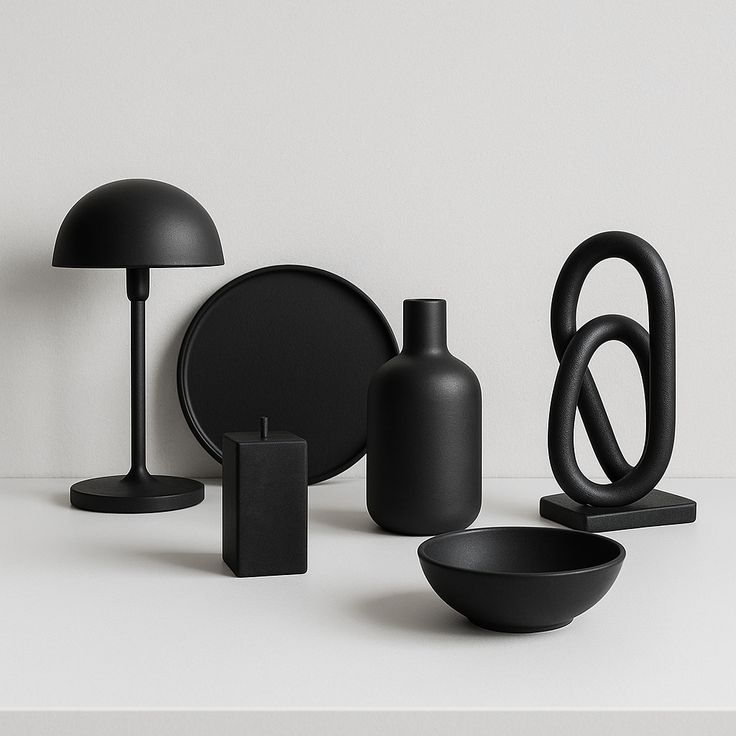 ست دکوری مینیمال مشکی