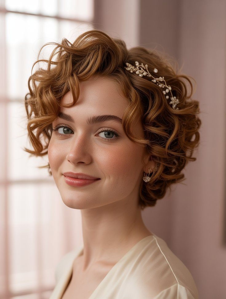 مدل موی کوتاه برای عروسی