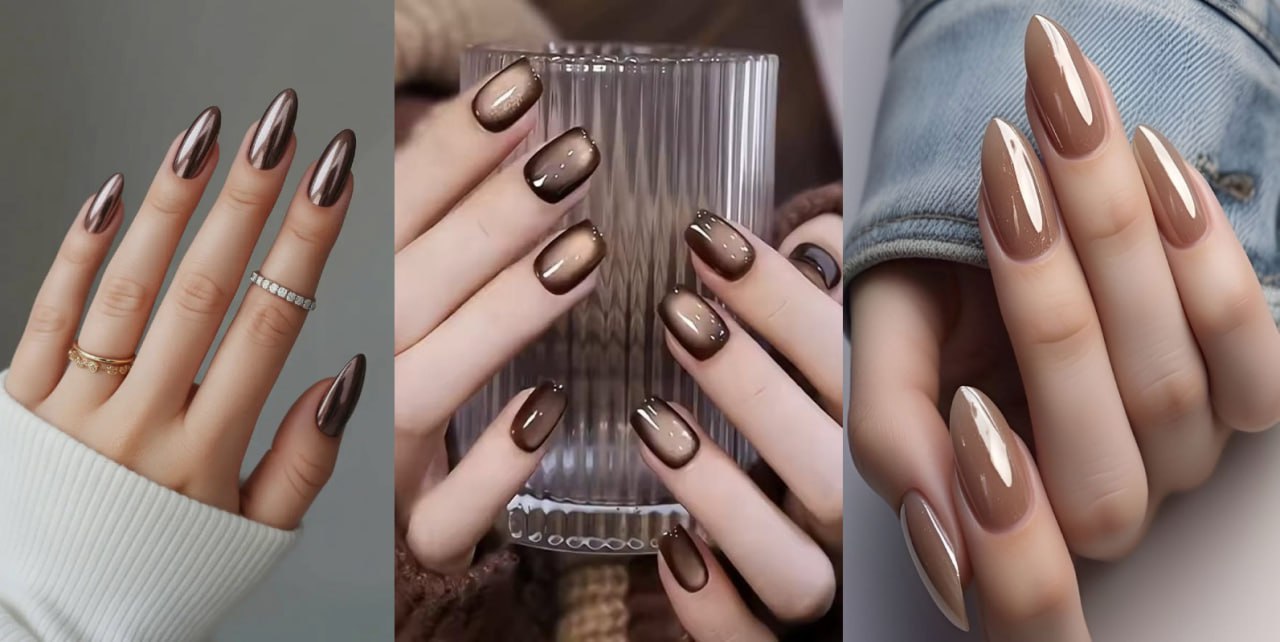 مدل های لاک ژل آیس موکا