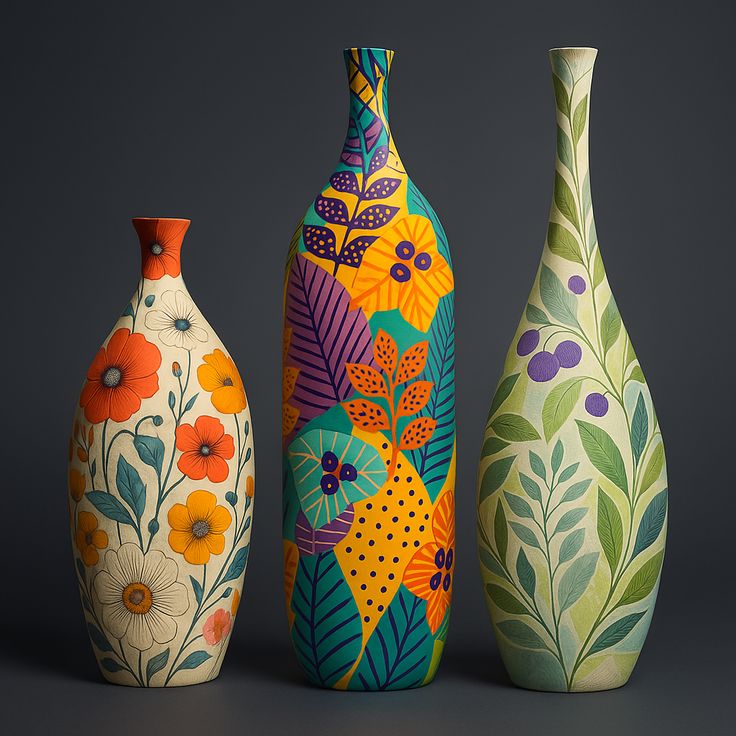 نقاشی گلدان