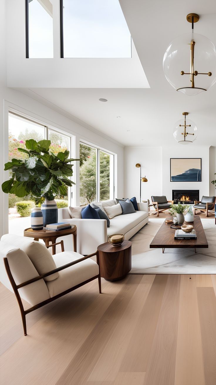 چیدمان پذیرایی مستطیل باریک