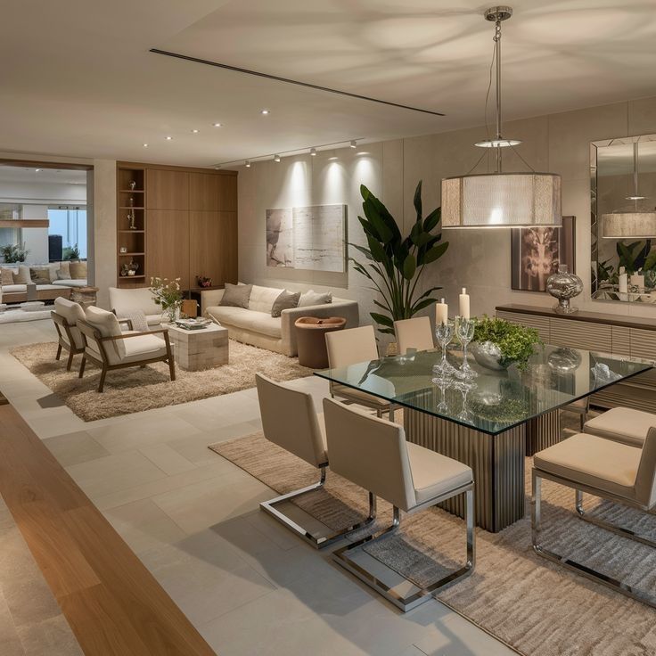 چیدمان پذیرایی مستطیل باریک