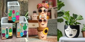 نقاشی گلدان فانتزی