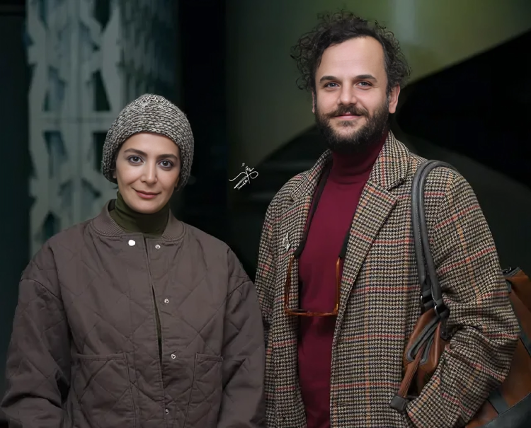 الهام کردا و همسرش فیض آبادی