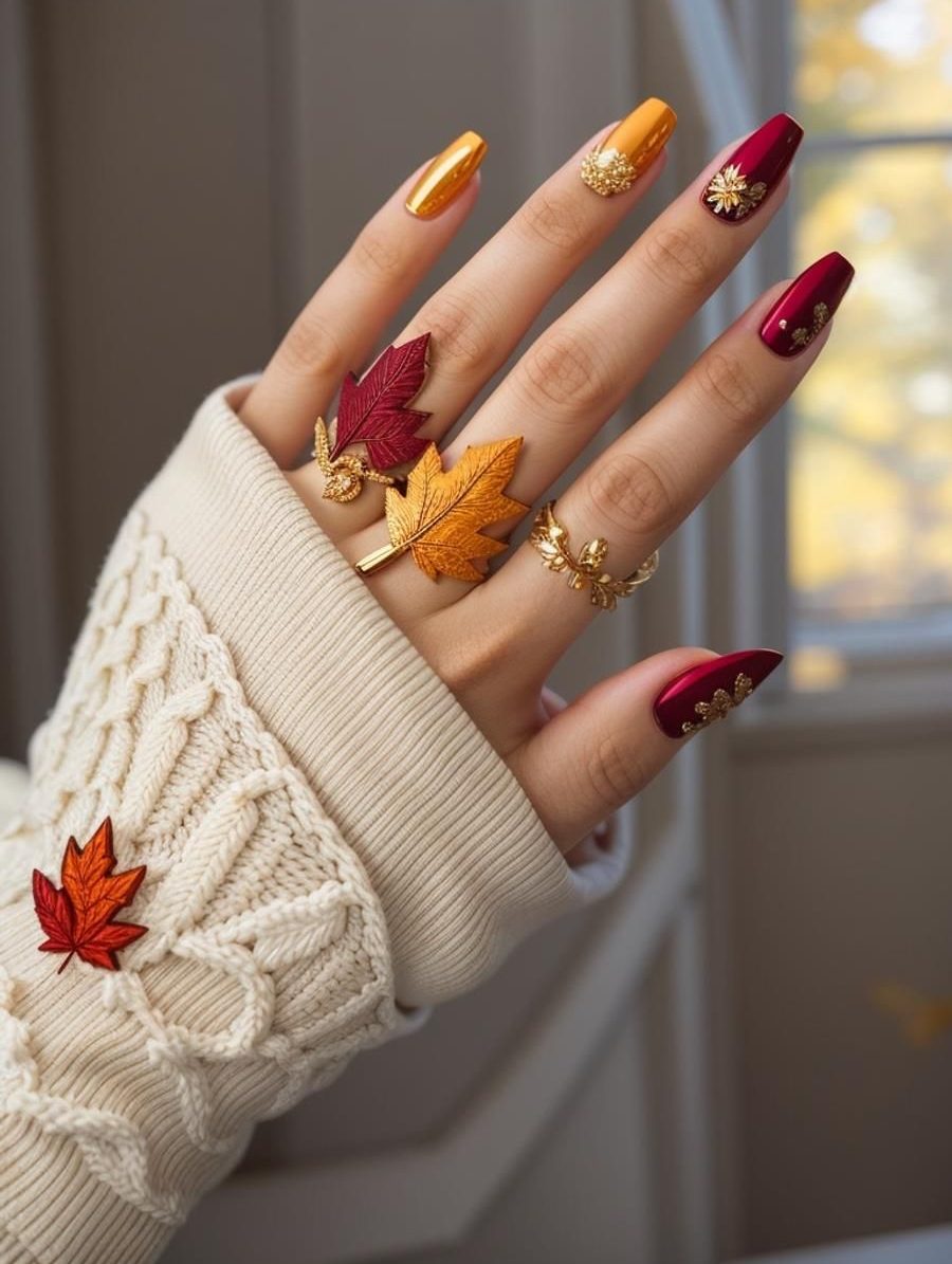 لاک ناخن شب یلدا 