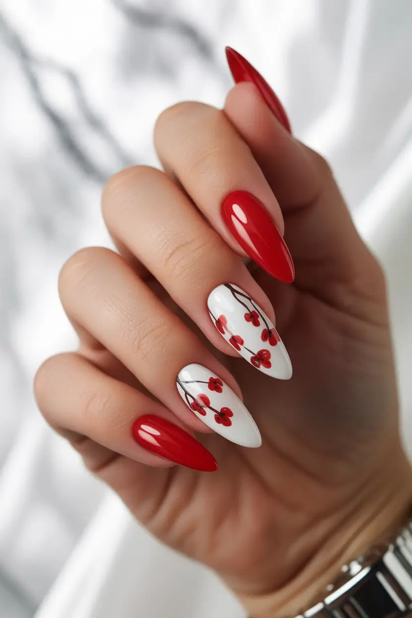 لاک ناخن شب یلدا 