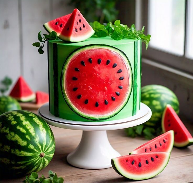 تزیین کیک شب یلدا برای مدرسه