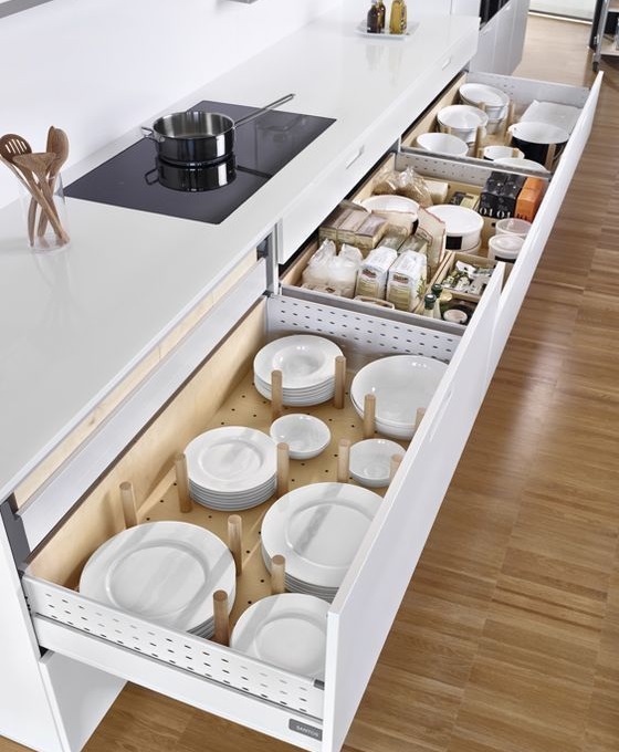 چیدمان کابینت زیر اجاق گاز