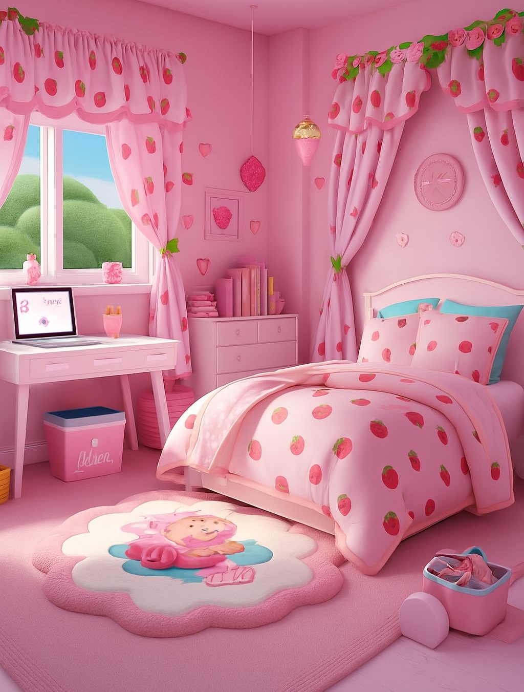 اتاق خواب دخترانه