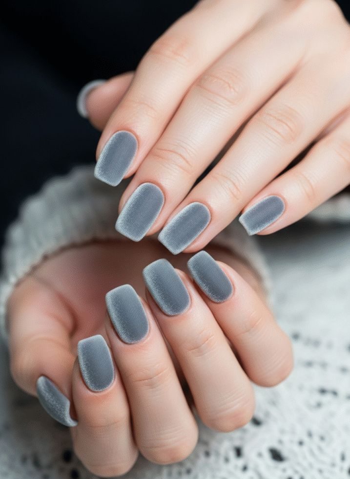 لاک ناخن مخملی