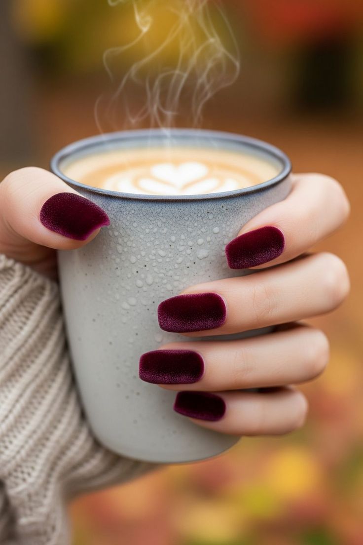 لاک ناخن مخملی