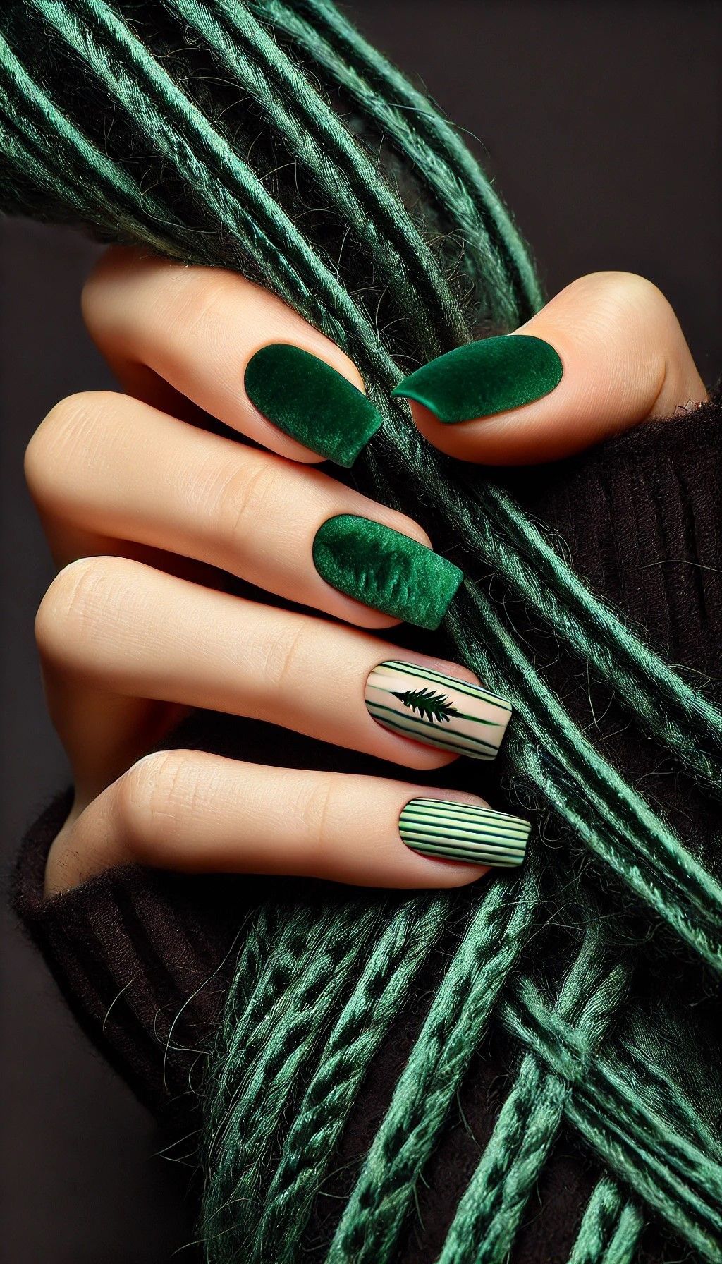 لاک ناخن مخملی