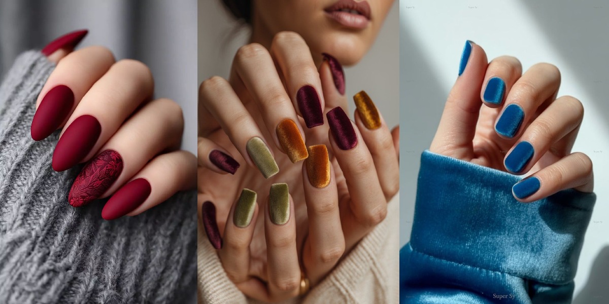 لاک ناخن مخملی