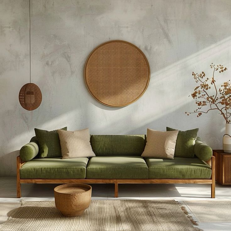 مدل مبل مخمل سبز با چوب قهوه ای و ماهگونی