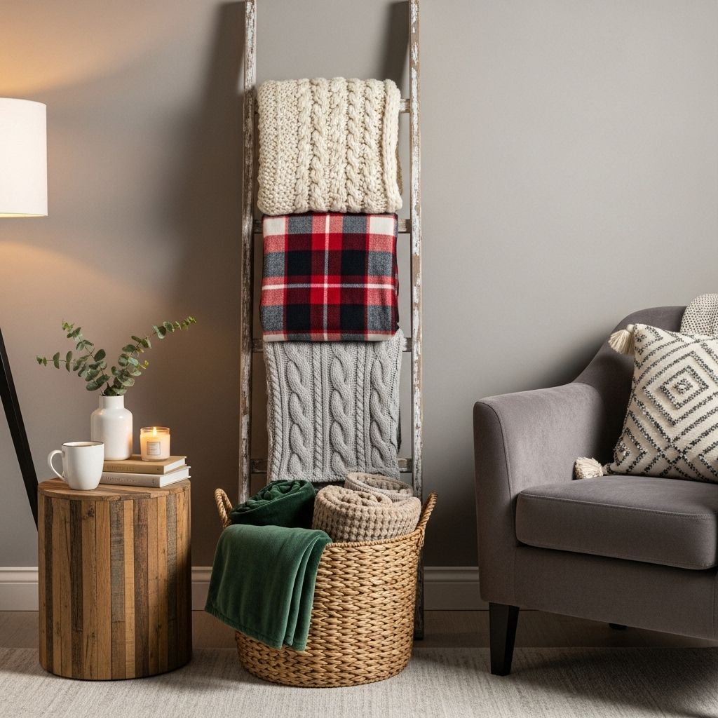 استند پتو و شال مبل