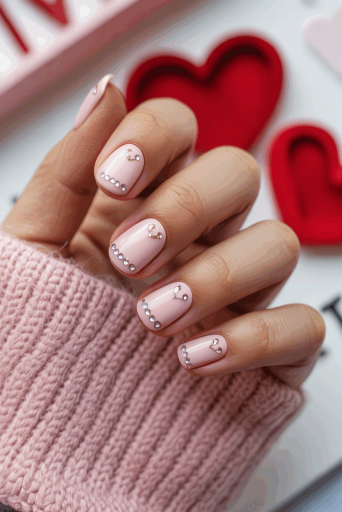 مدل لاک ناخن کوتاه با دیزاین دخترانه