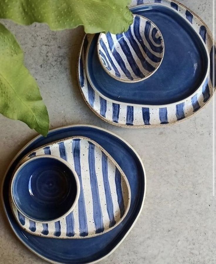 ظروف پذیرایی گل آبی