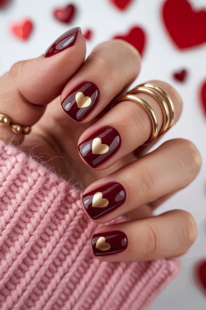 مدل لاک ناخن کوتاه با دیزاین دخترانه