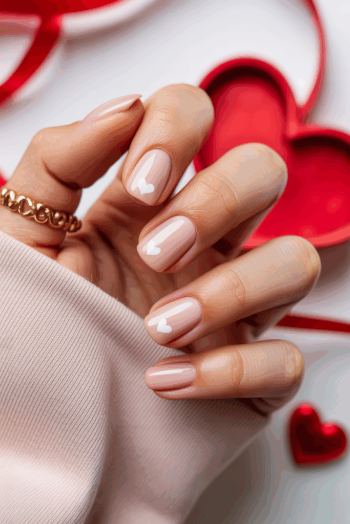 مدل لاک ناخن کوتاه با دیزاین دخترانه