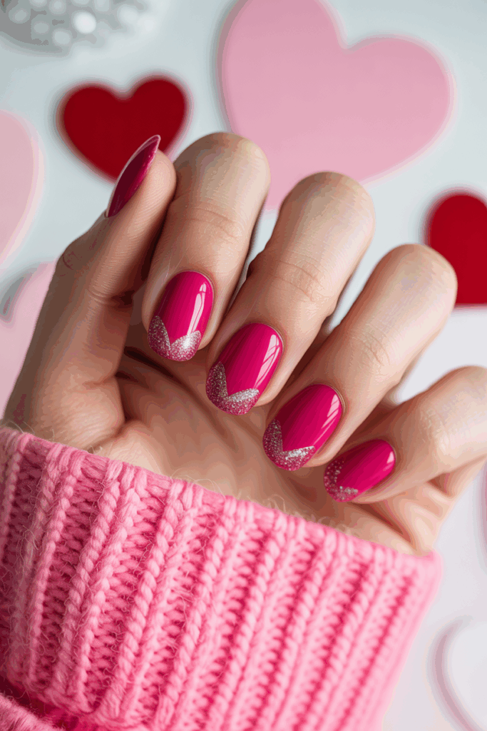 مدل لاک ناخن کوتاه با دیزاین دخترانه