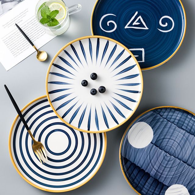 ظروف پذیرایی گل آبی